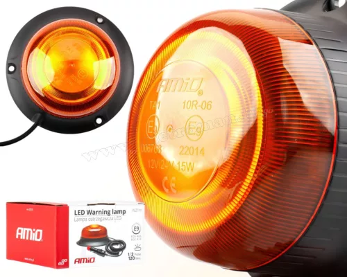 Megkülönböztető jelzés narancssárga LED Villogó AMIO M2925