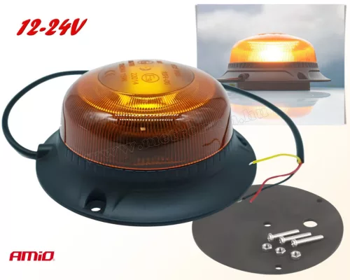 Megkülönböztető jelzés narancssárga LED villogó AMIO M2927
