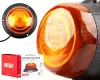 Megkülönböztető jelzés narancssárga LED villogó AMIO M2927