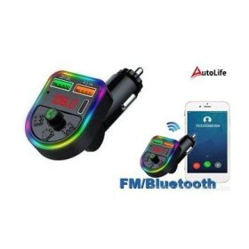   Autós FM transzmitter Bluetooth kihangosító 2 USB és USB-C M3005