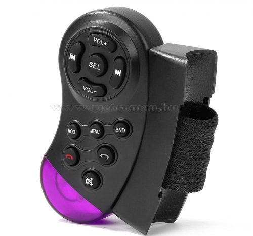 Kormányra szerelhető univerzális tanítható autórádió távirányító M3085IR