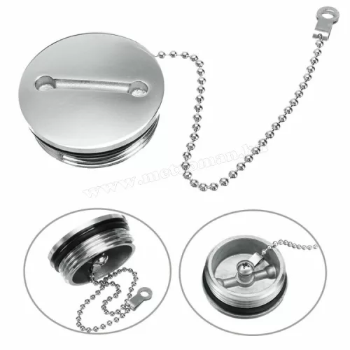 Hajó tankoló nyílás kupak 38 mm – 316 rozsdamentes acél