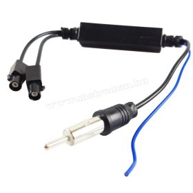   Dual Fakra antenna erősítő és átalakító adapter 2 antennás autókhoz DIN-FAKRA