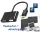 DisplayPort - HDMI-VGA átalakító adapter M31572