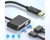 DisplayPort - HDMI-VGA átalakító adapter M31572
