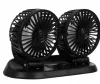 Dupla szivargyújtós 12V Ventilátor kamionba és munkagépekbe M3222-12VDC