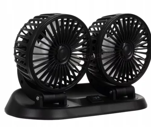 Dupla szivargyújtós 12V Ventilátor kamionba és munkagépekbe M3222-12VDC