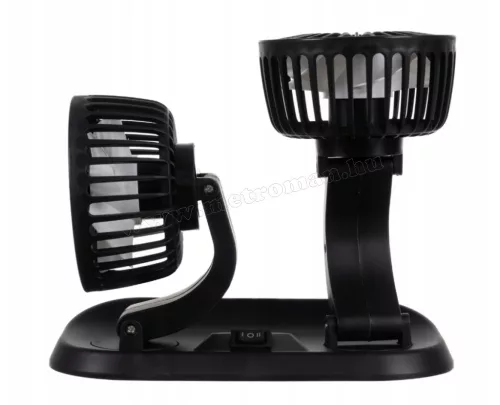 Dupla szivargyújtós 12V Ventilátor kamionba és munkagépekbe M3222-12VDC