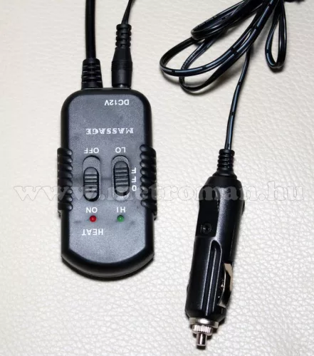 Autós masszázs ülésborító, hátmelegítő funkcióval, Bottari HOT-VIB