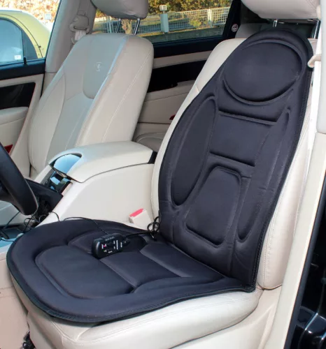 Autós masszázs ülésborító, hátmelegítő funkcióval, Bottari HOT-VIB