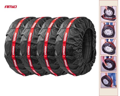 Autós Gumiabroncs védő huzat Kerék takaró ponyva szett M3267