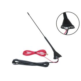   Autóantenna , tető , 40 cm, beépített erősítővel, MM-3574