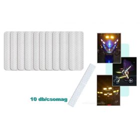   Öntapadós fényvisszaverő láthatósági matrica Fehér 36008W