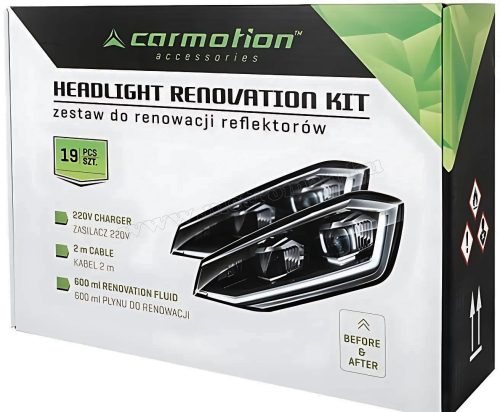 Autó lámpa felújító Fényszóró polírozó készlet M3675 