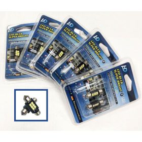   Autós szofita LED izzó 6 db SMD LED-del Can-Bus 36 mm M36MM6SMD3030LED