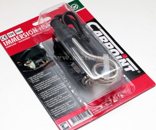 Autós vízmelegítő, merülőforraló, 12 V, szivargyújtó csatlakozóval, Carpoint 05.101.42