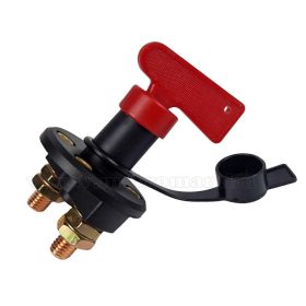 Piros kulcsos áramtalanító kapcsoló DC12-24V M3834