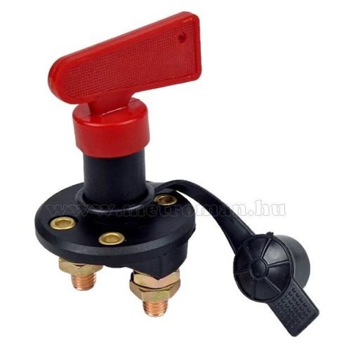 Piros kulcsos áramtalanító kapcsoló DC12-24V M3834
