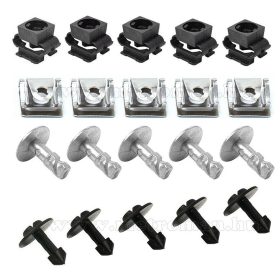   Motorburkolat rögzítő patent készlet Audi Skoda VW-hez 20 db-os