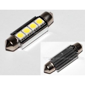   Autós szofita LED izzó, 4 db SMD LED-del, Can-Bus, 39 mm, MM-39MM4SMD5050