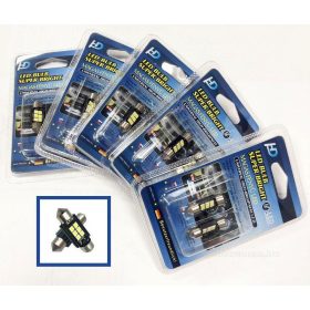   Autós szofita LED izzó 6 db SMD LED-del Can-Bus 39 mm M39MM6SMD3030LED