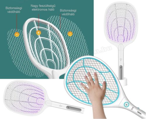 Akkumulátoros elektromos rovarcsapda Elektromos légycsapó M4062UV