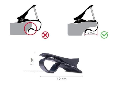 Autós műszerfalra csíptethető telefontartó M4106