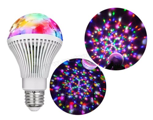 Színes RGB LED diszkógömb lámpa M4272