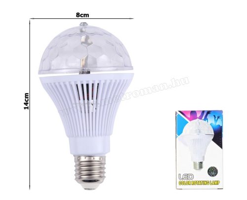Színes RGB LED diszkógömb lámpa M4272