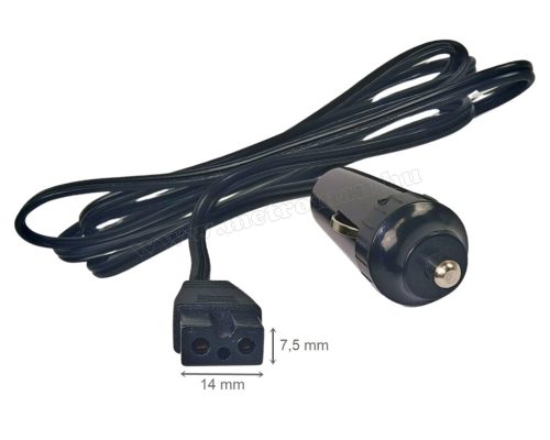 Autós szivargyújtós hűtőtáska tápkábel 2 méteres M44220