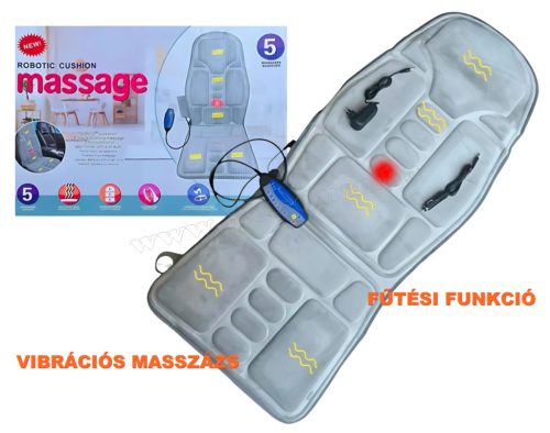 Fűthető masszázsülés autós és hálózati adapterrel M4450