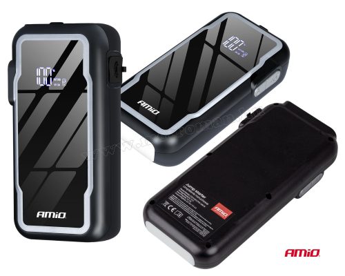 Autó indításrásegítő, mobil gyorsindító bikázó powerbank M4678