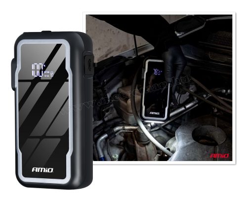 Autó indításrásegítő, mobil gyorsindító bikázó powerbank M4678