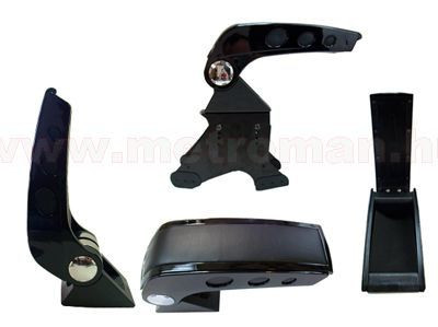 Autós könyöklő, univerzális  kartámasz, 48006AB  Fekete