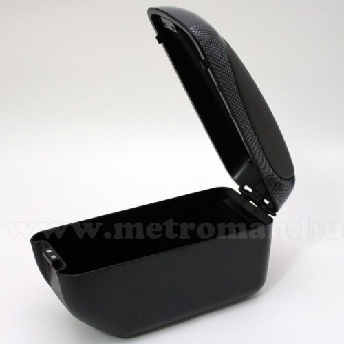 Autós könyöklő, univerzális  kartámasz, 48009BC karbon-fekete