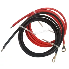   Napelem kábel töltésvezérlő és akkumulátor közé 2X2 méter 4mm² M5010