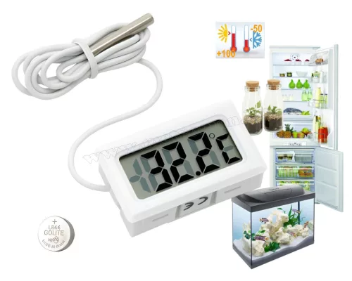 Digitális hőmérő külső szondával M50301