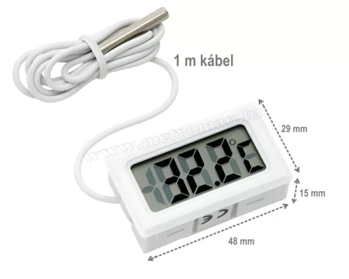 Digitális hőmérő külső szondával M50301