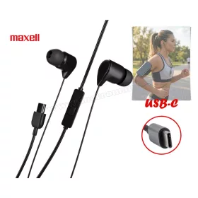 Vezetékes fülhallgató USB-C Maxell BASS13 M52048B