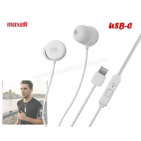 Maxell Vezetékes fülhallgató USB-C M52050W