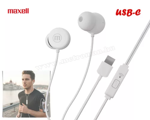 Maxell Vezetékes fülhallgató USB-C M52050W