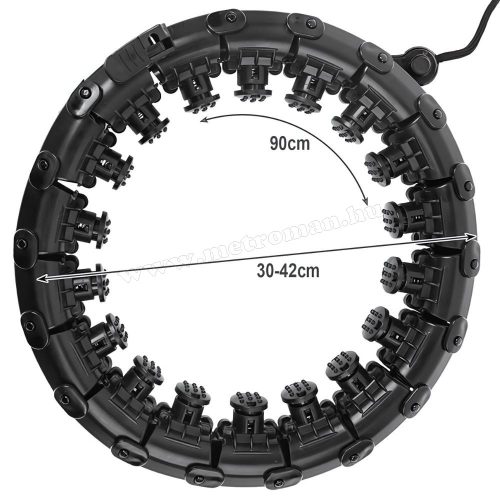 Alakformáló Súlyozott hullahopp karika masszírozóval M5208