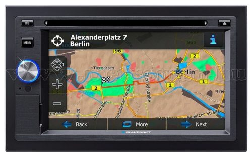 2 DIN USB/SD MP3 multimédia autórádió GPS navigációval, Blaupunkt San Diego 530