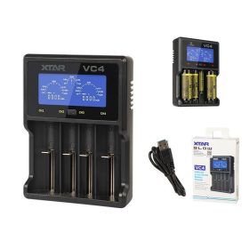   Li-Ion akkumulátor töltő 18650 akkumulátorhoz XTAR VC4 M5450