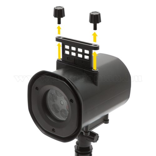 Kültéri színes LED fény projektor, kerti hangulat világítás 4 az 1-ben MDL-916