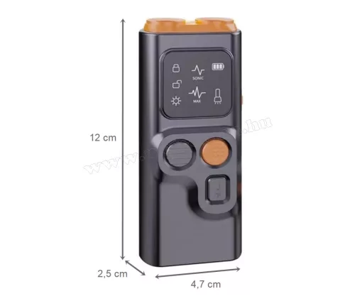Hordozható ultrahangos kutyariasztó dupla hangszóróval M55226