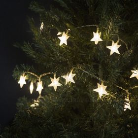   Csillag Karácsonyi LED égősor, Fényfüzér, M55242 Meleg Fehér