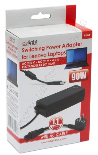 Lenovo laptop töltő, adapter 55364