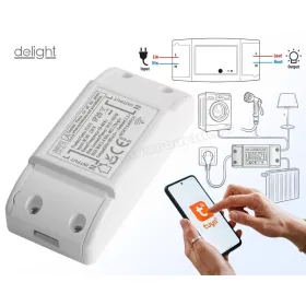 Tuya WiFi-s vezeték nélküli okos kapcsoló modul M55375