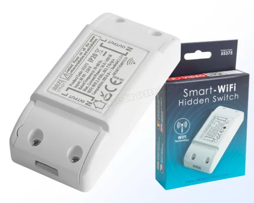 Tuya WiFi-s vezeték nélküli okos kapcsoló modul M55375